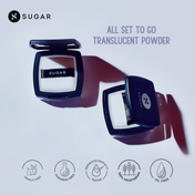 SUGAR Cosmetics All Set To Go Translucent Loose Powder - Beige (7 g)