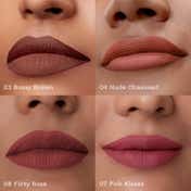 Pilgrim Matte Me Up! Mini 4 In 1 Liquid Lipstick - Nude Temptation (4 pcs)