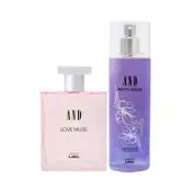 AND Love Muse EDP & Pretty Vogue Mist - (2Pcs)