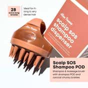 Alan Truman Shampoo Pod Scalp Sos Brush Large - Beige Brown