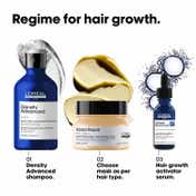 L'OREAL PROFESSIONNEL Density Advanced Shampoo for Thinning Hair (300 ml) Visibly Increases Volume
