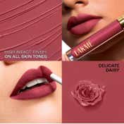 Lakme Rouge Bloom Matte Liquid Lipstick - Delicate Daisy 302 (3.5 ml)