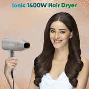 Vega Ionic 1200-1400W Hair Dryer with Cool Shot Button, 2 Heat-Speed Setting (VHDH-28)