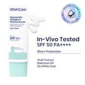 WishCare Niacinamide Oil Balance Fluid Sunscreen SPF 50 PA++++ (80 ml)