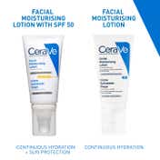 CeraVe AM Facial Moisturizer With Sunscreen SPF 50 (52 ml)
