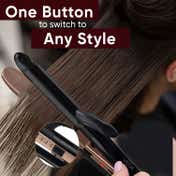 Vega 3 in 1 Keratin Hair Styler- Straightener, Curler & Crimper, Curl & Crimp in Few Min (VHSCC-03)