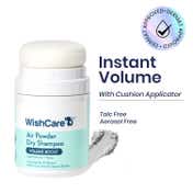 WishCare Air Powder Dry Shampoo for Oily Hair and Scalp No White Cast Instant Volume Boost (10 g)