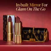 LoveChild Masaba Batua Pocket Lipstick - Rich Satin Finish (Crunchy Mirchi) (4 gm)