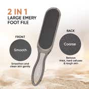 VEGA Large Emery Foot File for Removing Dead Skin & Callus Easily Soft Feet Reusable File (PD-12)