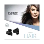 Basicare Mini Claw Clip - Black, Brown (2 Pcs)