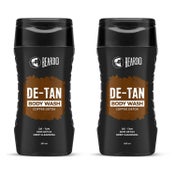 Beardo De-Tan Bodywash For Men (200 ml) Combo Pack of 2