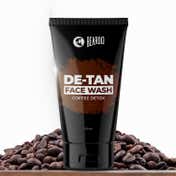 Beardo DeTan Face Scrub Tube, Face Wash 50 dia & 2 in 1 Toning Serum Combo