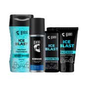 Beardo Ice Blast Cooling Talc, Iceman Deo Spray, Ice Blast Body Wash & Face Wash Combo