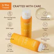 Asaya Sunscreen SPF 65 PA+++ Spray PA+++ Broad ,UVA+UVB, No White-Cast Water Resistant (100 ml)