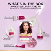 LOreal Paris New Excellence Creme Hair Color With Hyaluronic Acid, 3.16 Burgandy, (100gm + 72ml)