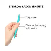 Bronson Professional Eyebrow and Face Razor Set (3 pcs)