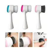 Bronson Professional Soft Bristles Face Cleansing Brush Set (2 pcs)
