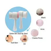 Bronson Professional Soft Bristles Face Cleansing Brush Set (2 pcs)