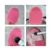Bronson Professional Silicone Makeup Brush Cleaner Tool (1 pc)