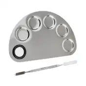 Bronson Professional Makeup Mixing Blending Palette Container with Spatula (1Pc)