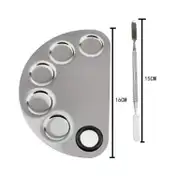 Bronson Professional Makeup Mixing Blending Palette Container with Spatula (1Pc)