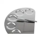 Bronson Professional Makeup Mixing Blending Palette Container with Spatula (1Pc)