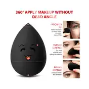 Bronson Professional Tear Drop Beauty Blender Sponge (Black)