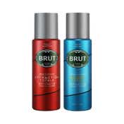 Brut Attraction Totale Deodorant Spray (200ml) & Sports Style Deodorant Spray (200ml) Combo