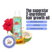 Hibiscus Monkey HM Love Scalp & Hair Growth Oil with Fresh Hibiscus & Coconut Milk Oil (50 ml)