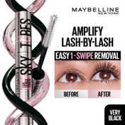 Maybelline New York Lash Sensational Sky Tubes Tubing Mascara Extension Like Length 24H Wear (7 ml)