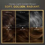 BBlunt Salon Secret High Shine Conditioning Hair Colour - 5.32 Honey Light Golden Brown (130 g)