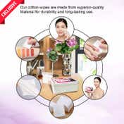 Majestique Ultra Wipes Face Makeup Removing Cotton Tissues Box (1000 pcs)