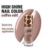 Lakme 9 to 5 Overtime Shine Nail Polish Coffee Edit - 05 Cinnamon Roast (6 ml)