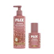 Plix Flaxseed Shampoo & Hair Serum Frizz Control & Hair Smoothening Duo (2 pcs)