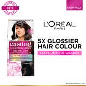 L'Oréal Paris Casting Creme Gloss Hair Color with Glycolic Gloss Complex - 580 Hazelnut Brown (159 g)