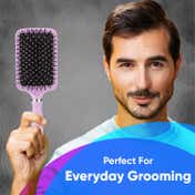 Vega Paddle Hair Brush for Men and Women with Air Cushion Based (E32-PB)