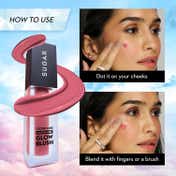 SUGAR Cosmetics Cloud Nine Niacinamide Glow Blush - 01 Bare Magic (7.6 ml)