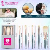 Majestique 5 in 1 Makeup Brush Set with Mirror (6 pcs)