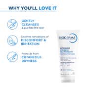 Bioderma Atoderm Intensive Gel Moussant  Ultra-Soothing Foaming Gel With Niacinamide (200ml)