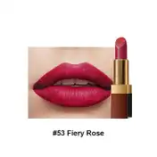 Charmacy Milano Soft Satin Matte Lipstick - Fiery Rose No. 53 (3.8 g)