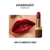 Charmacy Milano Luxe Crème Lipstick - Flamenco Red No. 9 (3.8 g)