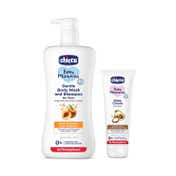 Chicco BM Gentle Bodywash & Shampoo (500 ml) + Chicco BM Baby Cream (100 ml) combo