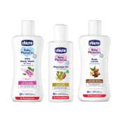 Chicco BM Gentle Bodywash & Shampoo + Chicco BM Massage Oil + Chicco BM body lotion Combo