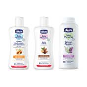 Chicco BM shampoo (200 ml) + Chicco BM body lotion (200 ml) + Chicco BM talcum powder (150 g) Combo
