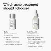 The Ordinary Sulfur 10% Powder-to-Cream Concentrate - Acne Spot Correction for Sensitive Skin (5 g)