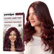Paradyes Semi-Permanent Ruby Rush Glossy Hair Tint Enriched with Herbal Extracts Deep-Red (160 g)