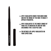 Colorbar Mesmereyes Kajal - 001 Black Rose (0.35 g)