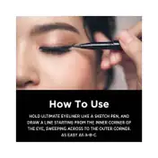 Colorbar Ultimate Eyeliner - 001 Ultimate Black (1 ml)