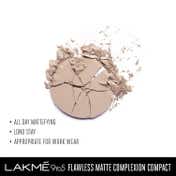 Lakme 9 to 5 Powerplay Matte Compact, Oil Control Formula, With Vitamin E, Apricot (8 g)
