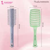 Majestique Vent & Roller Hair Brush Set for Blow Drying & Styling (2 pcs)